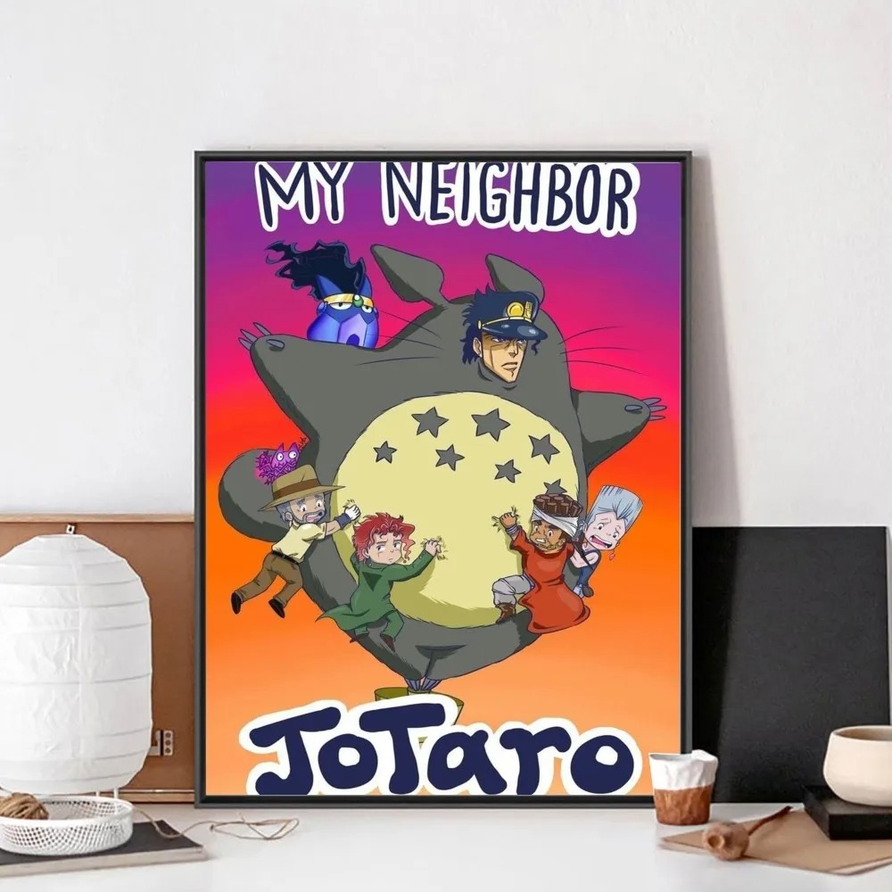 Modern Unframed Funny Anime Po - مراجعة Home Office Minimalist وسعره