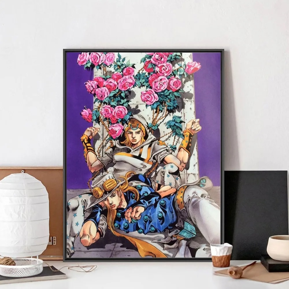 Modern Unframed Funny Anime Po - مراجعة Home Office Minimalist وسعره