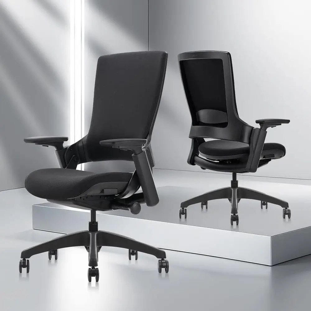 Ergonomic Fabric Swivel Chair  - مراجعة Home Or Office Use وسعره